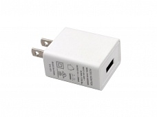 【產品配件，單拍不發】美標充電器-INPUT100-240VACMax0.2A-5060Hz-OUTPUT5VDC1.0A-美規-白色-單USB口